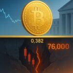 Secondo questo analista Bitcoin potrebbe scendere a 76.000 dollari