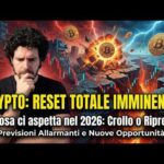 Le Crypto Hanno Bisogno di un Reset Totale ⚠️ Cosa Ci Aspetta nel 2026