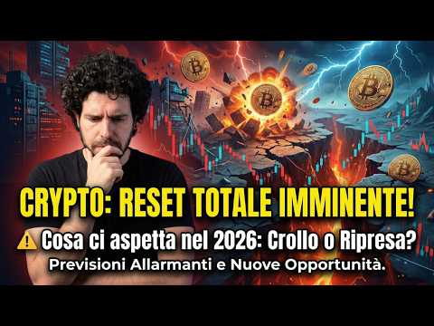 Le Crypto Hanno Bisogno di un Reset Totale ⚠️ Cosa Ci Aspetta nel 2026