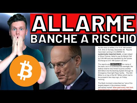 🚨 SHOCK: BANCHE LIQUIDATE?! ATTENZIONE!! 🚨 MORNING w/CRYPTO: BITCOIN / ALTCOINS [time sensitive]