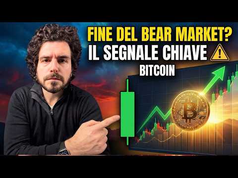 Bitcoin: Questo Bear Market Potrebbe Finire Prima del Previsto ⚠️ Il Segnale Chiave