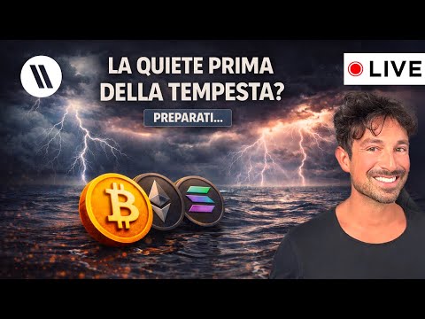 BITCOIN, CRYPTO: LA QUIETE PRIMA DELLA TEMPESTA? (PREPARATI…)