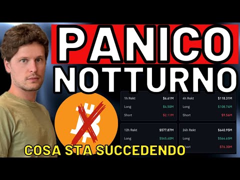 🚨 PANICO NOTTURNO 🚨 MORNING w/CRYPTO: BITCOIN / ALTCOINS [time sensitive]