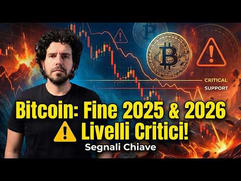 Bitcoin: Come Sta Chiudendo il 2025 ⚠️ Livelli Chiave per il 2026
