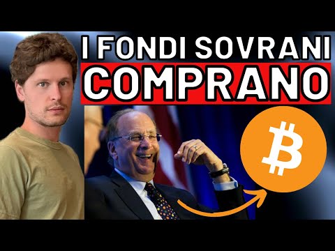 🚨 SHOCK BLACKROCK: FONDI SOVRANI COMPRANO? 🚨 MORNING w/CRYPTO: BITCOIN / ALTCOINS [time sensitive]