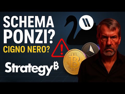 STRATEGY DI MICHAEL SAYLOR È UNO SCHEMA PONZI? SARÀ IL CIGNO NERO DI QUESTO CICLO? TUTTA LA VERITÀ!