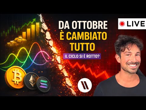 BITCOIN, CRYPTO: DA OTTOBRE È CAMBIATO TUTTO (IL CICLO SI È ROTTO DEFINITIVAMENTE?)