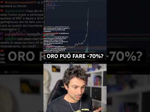 L’ORO PUÓ RITRACCIARE DEL 60-70%? #trading #crypto #bitcoin