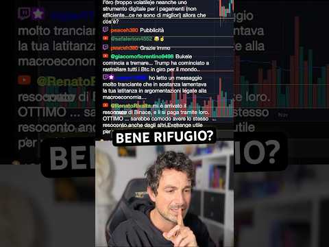 🚨BITCOIN NON É CONSIDERABILE UN BENE RIFUGIO? #trading #crypto #bitcoin