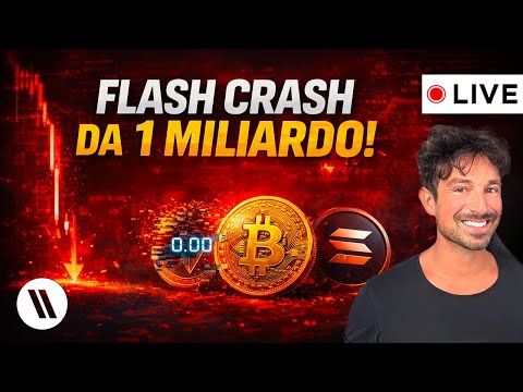 BITCOIN, CRYPTO: FLASH CRASH DA 1 MILIARDO! (ETHEREUM a ZERO? L’ASSURDO report)