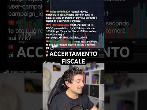 🚨ACCERTAMENTO FISCALE FOLLE #crypto #trading #bitcoin