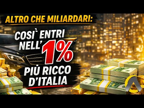 Altro che miliardari: così entri nell’1% dei più ricchi d’Italia