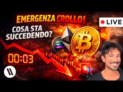 BITCOIN, CRYPTO: EMERGENZA CROLLO!! COSA STA SUCCEDENDO? (URGENTE!)