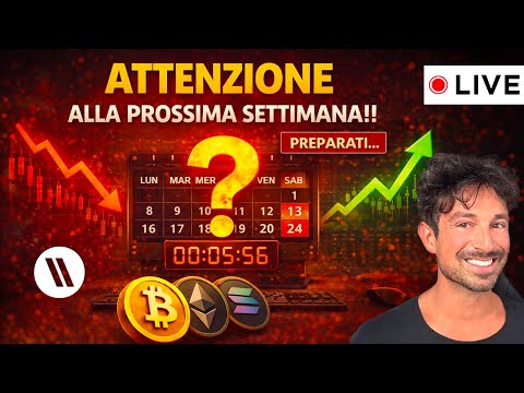 BITCOIN, CRYPTO: ATTENZIONE ALLA PROSSIMA SETTIMANA (PREPARATI…)