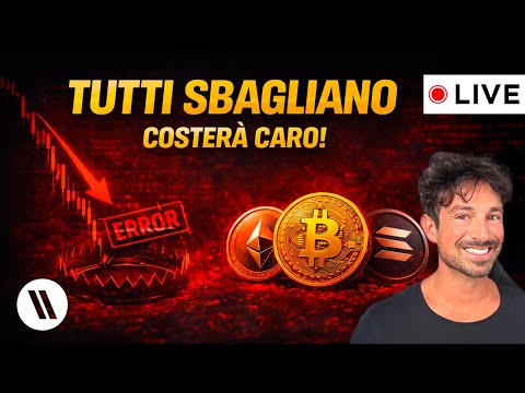 BITCOIN, CRYPTO: TUTTI SI STANNO SBAGLIANDO SU QUESTA COSA… (Gli costerà CARO!)