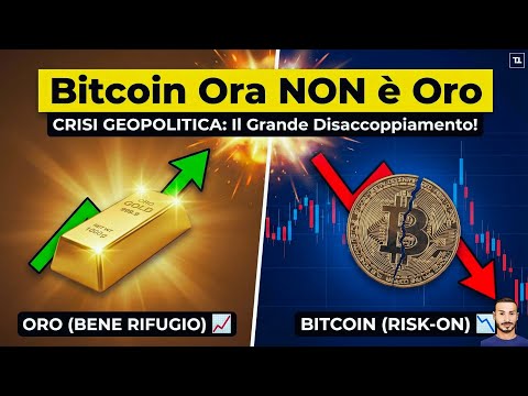 Bitcoin Ora NON è Oro