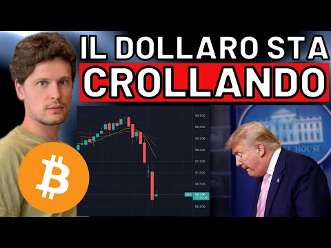🚨 ALLARME ROSSO: IL DOLLARO STA CROLLANDO 🚨 MORNING w/CRYPTO: BITCOIN / ALTCOINS [time sensitive]