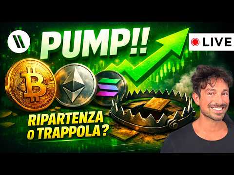 BITCOIN, CRYPTO PUMP!! COSA STA SUCCEDENDO? RIPARTENZA O TRAPPOLA?