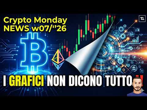 I Grafici NON Raccontano TUTTO quello che sta Succendendo ‼️ Crypto Monday NEWS w07/’26