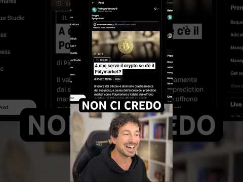 😱NON CI CREDO CHE HO VERAMENTE LETTO QUESTA COSA #crypto #trading #bitcoin