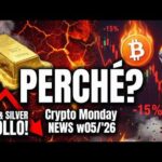 CROLLO Gold & Silver, Bitcoin & Ethereum. PERCHE’? 🆘 Crypto Monday NEWS w05/’26