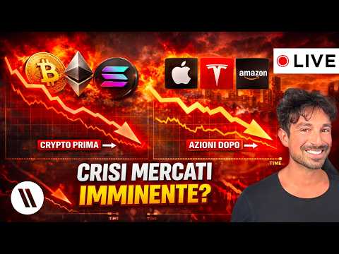 BITCOIN, CRYPTO STANNO ANTICIPANDO UNA CRISI DEI MERCATI IMMINENTE?