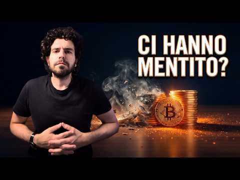 Bitcoin crash 2026: Gli Istituzionali ci hanno mentito!