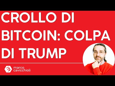 Il crollo di Bitcoin NON è dovuto a Bitcoin, ma a Trump