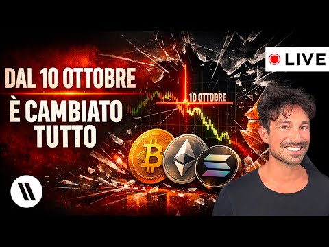 BITCOIN, CRYPTO: DAL 10 OTTOBRE QUALCOSA SI È ROTTO (È CAMBIATO TUTTO)