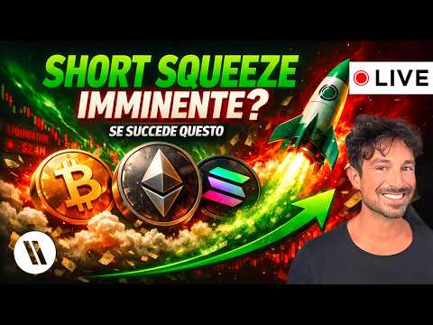 BITCOIN, CRYPTO: SHORT SQUEEZE IMMINENTE SE SUCCEDE QUESTO!! (TIENITI FORTE…)