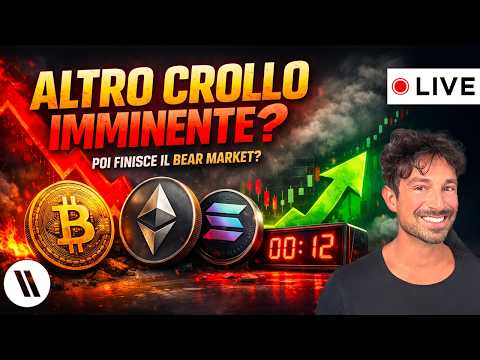 BITCOIN, CRYPTO: ALTRO CROLLO IMMINENTE (POI È FINITO IL BEAR MARKET)?