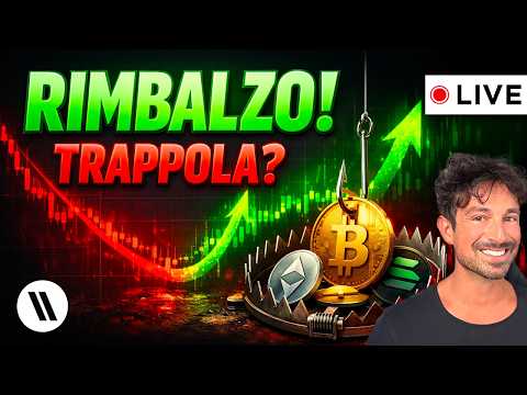 BITCOIN, CRYPTO: RIMBALZONE! POTREBBE RIPARTIRE DA QUI O È UNA TRAPPOLA? (NON FARTI FREGARE ORA!)