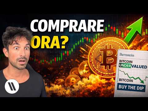 BITCOIN, CRYPTO: “QUESTO È IL MOMENTO DI COMPRARE” (secondo Bernstein)