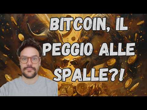 IL PEGGIO PER BITCOIN E’ PASSATO? BOTTOM RAGGIUNTO?! ORA ARRIVA QUELLO CHE NESSUNO SI ASPETTA!