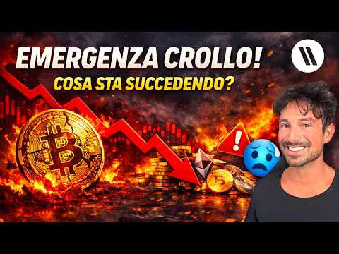 BITCOIN, CRYPTO: EMERGENZA CROLLO! COSA STA SUCCEDENDO?? (URGENTE!!)