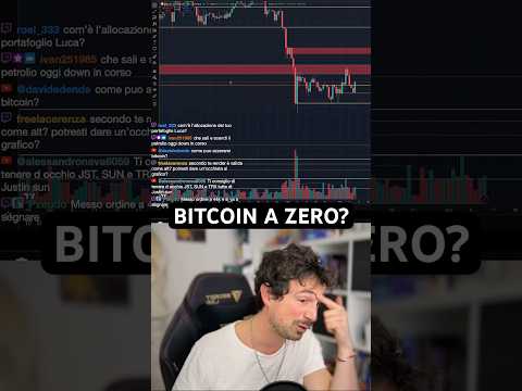 🚨COSA POTREBBE MANDARE BITCOIN A ZERO? #trading #crypto #bitcoin