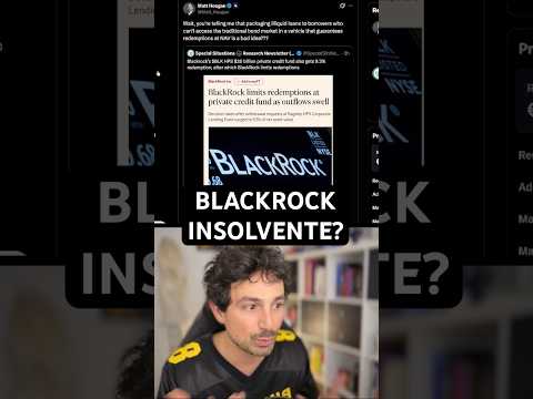 BLACKROCK É INSOLVENTE? PERCHÉ BLOCCA I PRELIEVI?