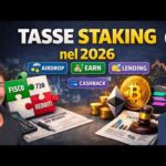 TASSE su STAKING CRYPTO, AIRDROP, EARN, LENDING, CASHBACK: TUTTO QUELLO che DEVI SAPERE NEL 2026