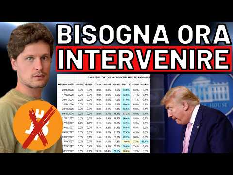 🚨 SHOCK MERCATI: NECESSITA’ DI INTERVENTO 🚨 MORNING w/CRYPTO: BITCOIN / ALTCOINS [time sensitive]