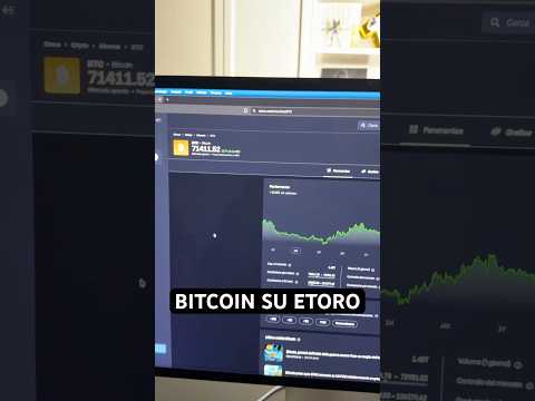 🔥COME INVESTIRE IN BITCOIN SU ETORO #trading #crypto #bitcoin