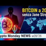 Guerre, Bitcoin e Complotti 🤯 Crypto Monday NEWS w09/’26