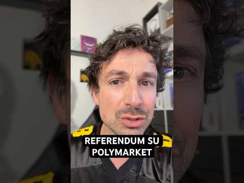 🤯SU POLYMARKET SI SCOMMETTE SUL REFERENDUM #trading #crypto #bitcoin