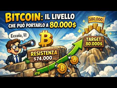 BITCOIN: il livello che può portarlo a 80.000$