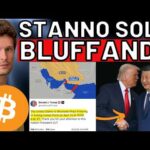 🚨 SHOCK: E’ SOLO UN BLUFF 🚨 MORNING w/CRYPTO: BITCOIN / ALTCOINS [time sensitive]