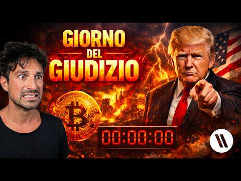 BITCOIN, CRYPTO: OGGI È IL GIORNO DEL GIUDIZIO (ULTIMATUM DI TRUMP SCADE STANOTTE). PREPARATI…
