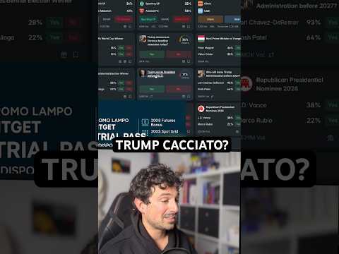 🚨TRUMP POTREBBE ESSERE CACCIATO DA PRESIDENTE? #trading #crypto #bitcoin