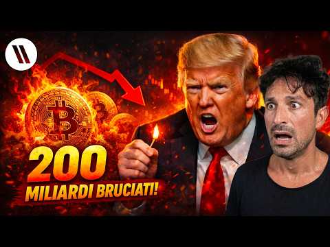 BITCOIN, CRYPTO: SIAMO ALLA FOLLIA! (200 MILIARDI BRUCIATI)