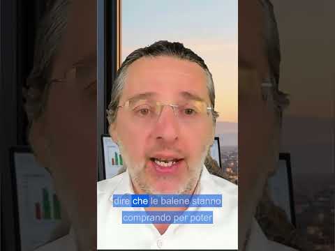 Le balene accumulano: possibile rimbalzo a breve