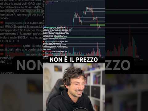 ⚠️NON È IL PREZZO A FARE IL VALORE DI BITCOIN! #trading #crypto #bitcoin