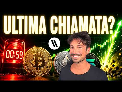BITCOIN, CRYPTO: ULTIMA CHIAMATA? (PREPARATI…)